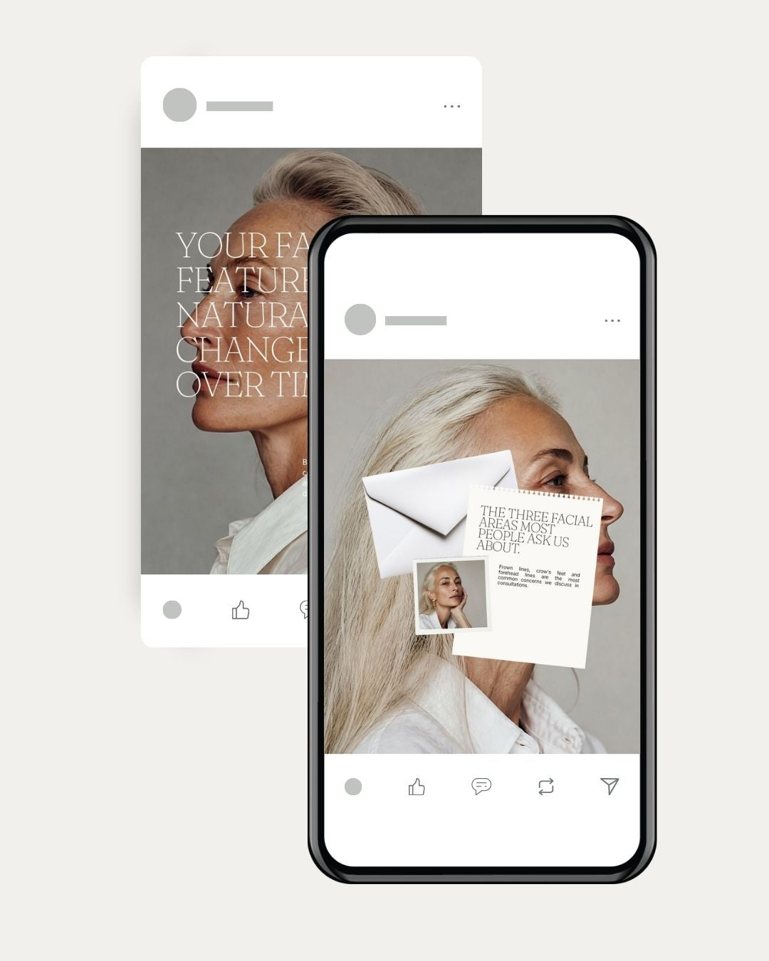 Compliant Canva social media templates for cosmetic injectors – The Aesthetic Library Injectables edition